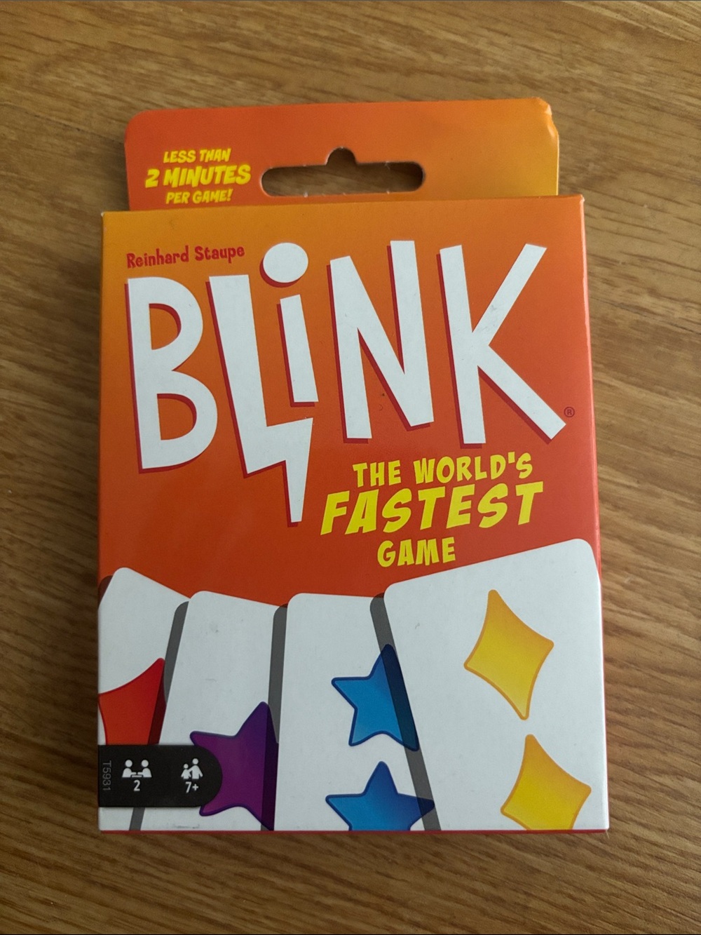 Blink Card Game — Orange Fast-Paced Matching Game